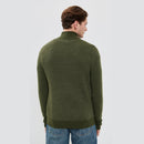 Washable Wool Quarter-Zip Sweater