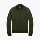 Washable Wool Quarter-Zip Sweater